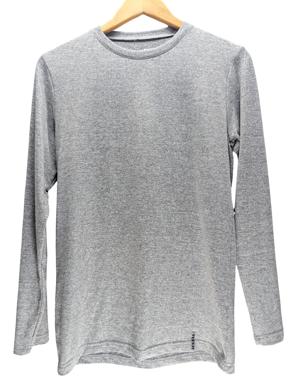RBX Active Shirt Men Long Sleeve Performance Heather Gray
